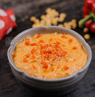 Roasted Red pepper Hummus Recipe Roasted Red pepper Hummus Recipe